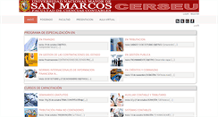 Desktop Screenshot of ceups.contabilidad.unmsm.edu.pe