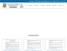 Tablet Screenshot of administracion.unmsm.edu.pe